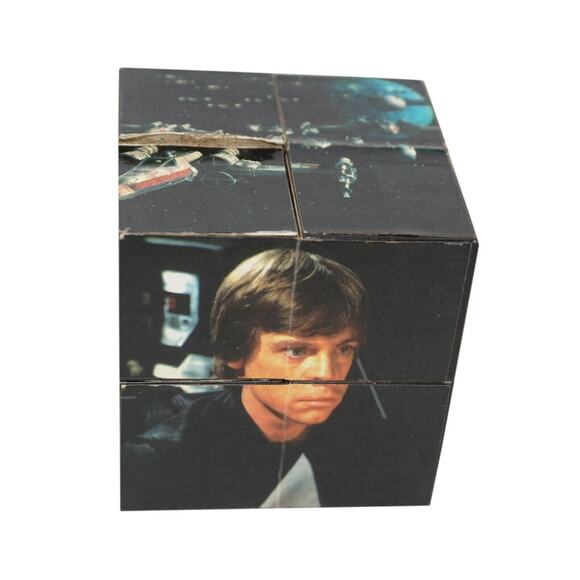 Star Wars Cube Promo Taco Bell Meal Toy - Trilogy 2" Puzzle Picture Game 1996 - Picture 4 of 8